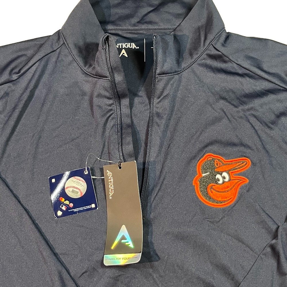 Antigua Baltimore Orioles Tribute Men's Pullover Size Large NWT